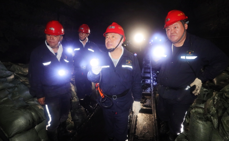 張秉德到峻德礦調(diào)研檢查工作